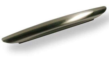 Griff Bad-Salzungen Druckguss vernickelt feingeschliffen - 193 mm lang vor weißem Hintergrund
