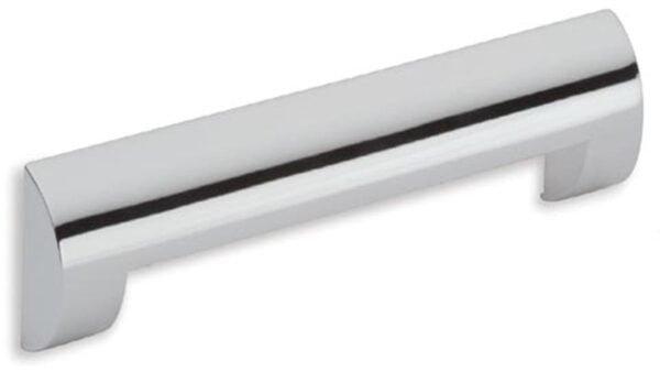 Griff Bad-Soden Druckguss chrom glänzend - 180 mm lang  vor weißem Hintergrund