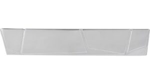 Moebelgriff-Bergen-chrom-Zinkdruckguss-laenge-157-721878-front Griff Bergen Druckguss chrom glänzend - 157 mm lang vor weißem Hintergrund