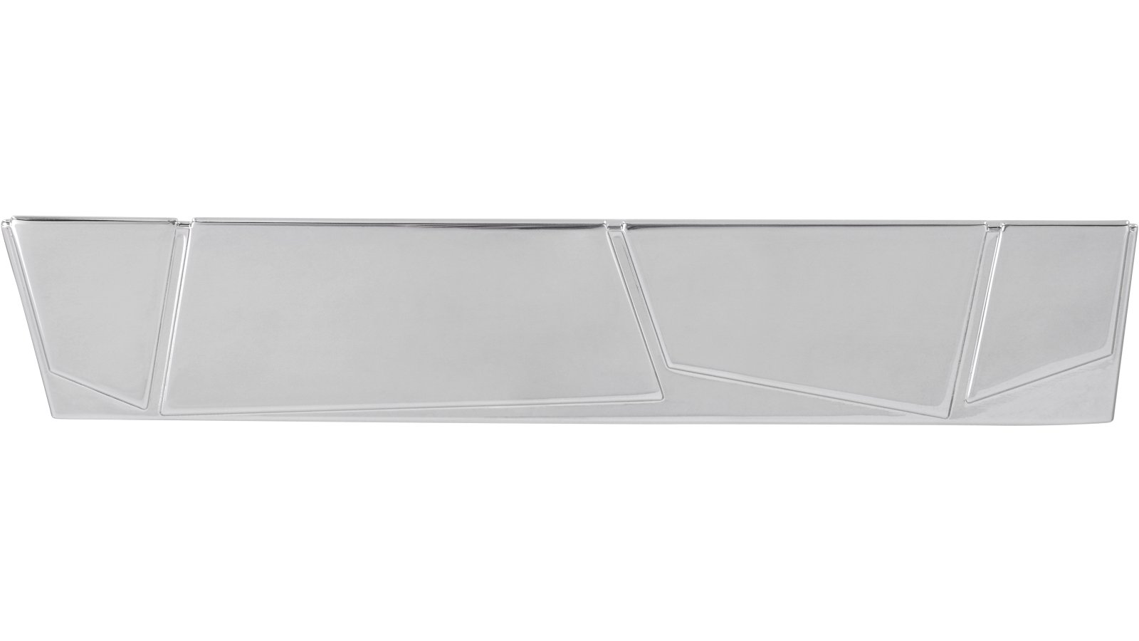 Moebelgriff-Bergen-chrom-Zinkdruckguss-laenge-157-721878-front Griff Bergen Druckguss chrom glänzend - 157 mm lang vor weißem Hintergrund