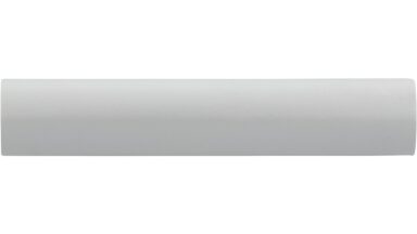 Griff Berlin Aluminium silber natur matt - 64 mm lang  vor weißem Hintergrund