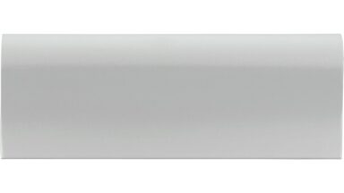 Griff Berlin Aluminium silber natur matt - 64 mm lang  vor weißem Hintergrund