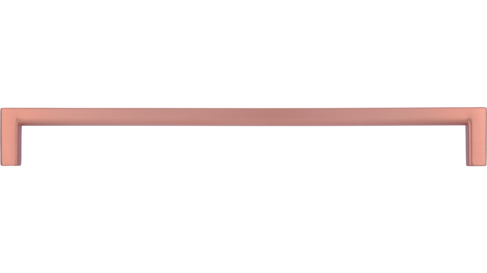 Moebelgriff-Bruckmuehl-kupfer-Zinkdruckguss-laenge-232-843384-stehend Griff Bruckmühl Druckguss kupfer gebürstet matt - 232 mm lang vor weißem Hintergrund