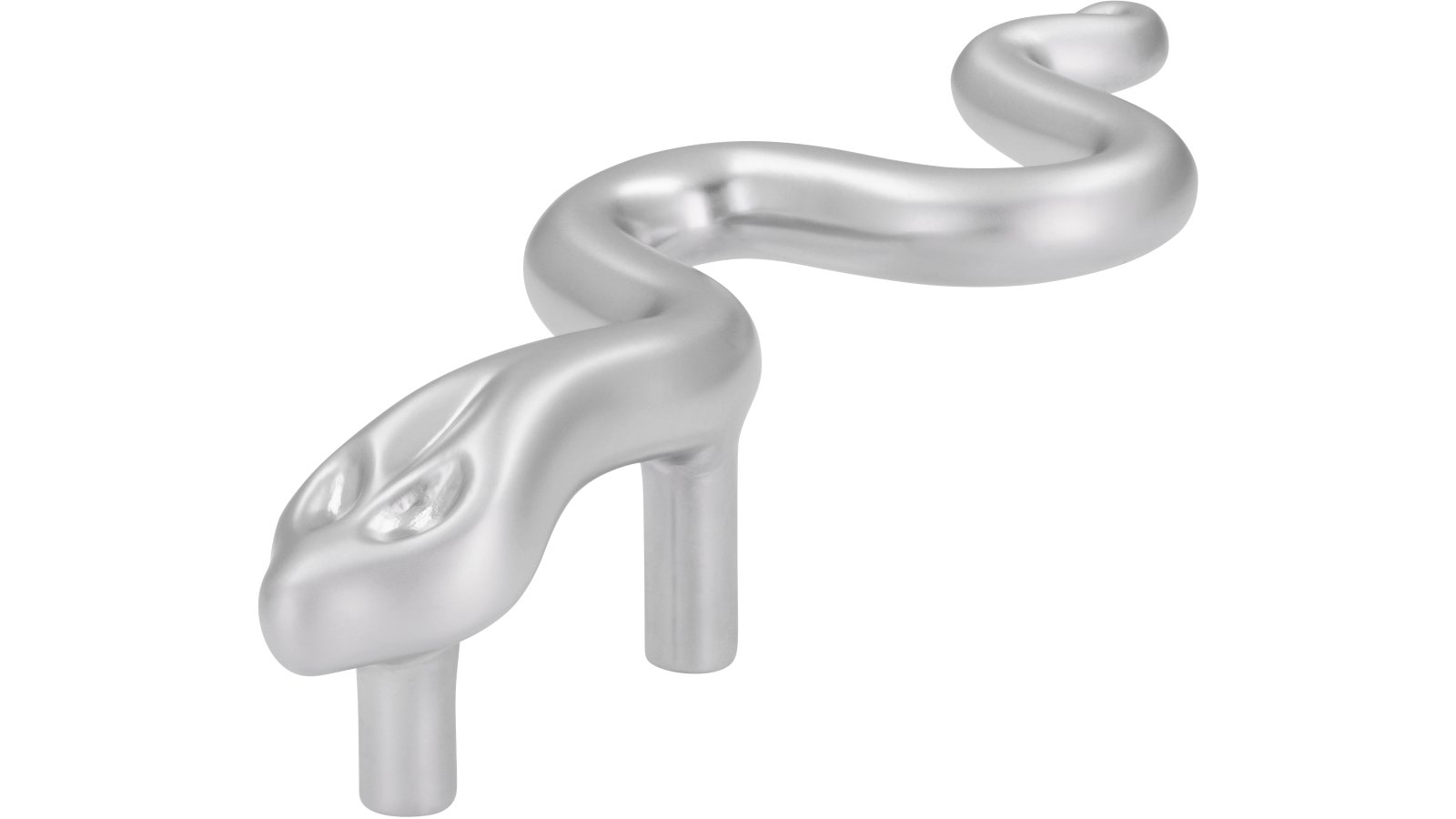 Moebelgriff-Burgdorf-chrom-Zinkdruckguss-laenge-125-549190 Griff Burgdorf Druckguss chrom matt - 125 mm lang vor weißem Hintergrund