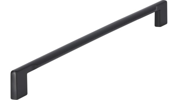 Griff Clausthal-Zellerfeld Druckguss schwarz matt pulverbeschichtet - 340 mm lang  vor weißem Hintergrund