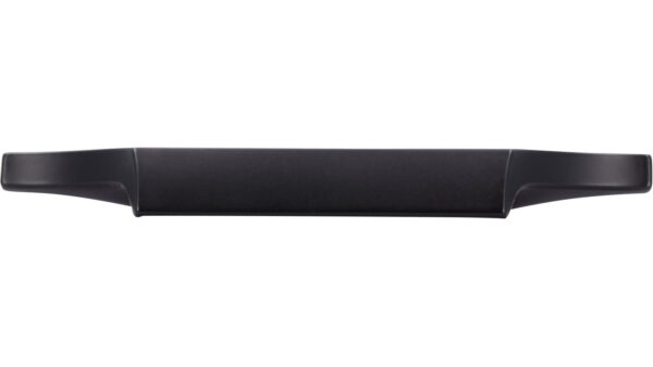 Griff Colditz Druckguss schwarz matt pulverbeschichtet - 122 mm lang  vor weißem Hintergrund