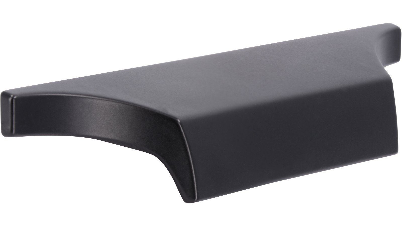 Griff Colditz Druckguss schwarz matt pulverbeschichtet - 122 mm lang  vor weißem Hintergrund