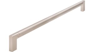 Griff Ebersberg Aluminium - Druckguss edelstahleffekt edelstahleffekt - 334 mm lang  vor weißem Hintergrund