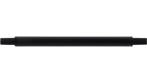 Griff Ebersberg Aluminium - Druckguss schwarz matt pulverbeschichtet schwarz matt pulverbeschichtet - 174 mm lang  vor weißem Hintergrund