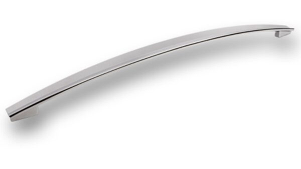 Griff Eggenstein-Leopoldshafen Druckguss chrom glänzend - 359 mm lang vor weißem Hintergrund