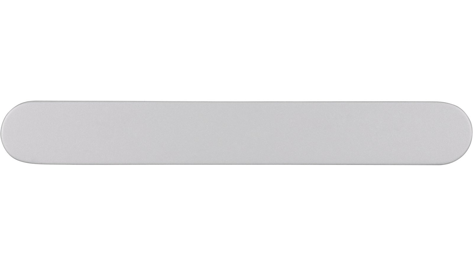 Moebelgriff-Engelskirchen-alufarbig-Zinkdruckguss-laenge-111-617788-front Griff Engelskirchen Druckguss alufarbig pulverbeschichtet - 111 mm lang vor weißem Hintergrund