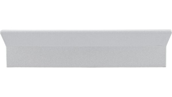 Griff Ennigerloh Druckguss alufarbig pulverbeschichtet - 111 mm lang  vor weißem Hintergrund