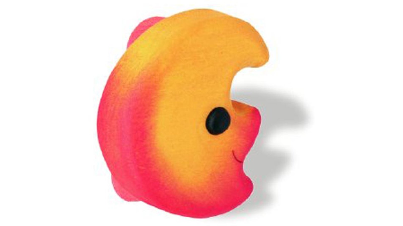 Griff Feuchtwangen Holz bunt - 98 mm lang  vor weißem Hintergrund