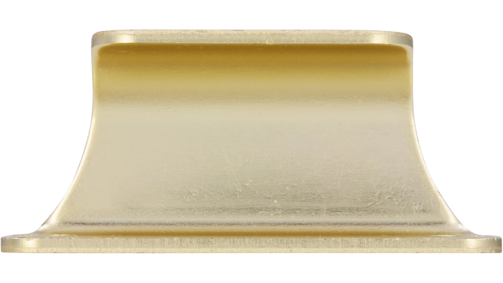 Moebelgriff-Friedberg-gold-alufarbig-Aluminium-laenge-60-761520-stehend Griff Friedberg Aluminium gold matt - 60 mm lang vor weißem Hintergrund