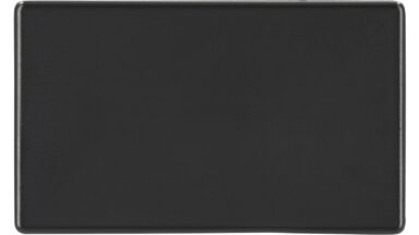 Griff Frohburg Druckguss schwarz matt pulverbeschichtet - 50 mm lang  vor weißem Hintergrund