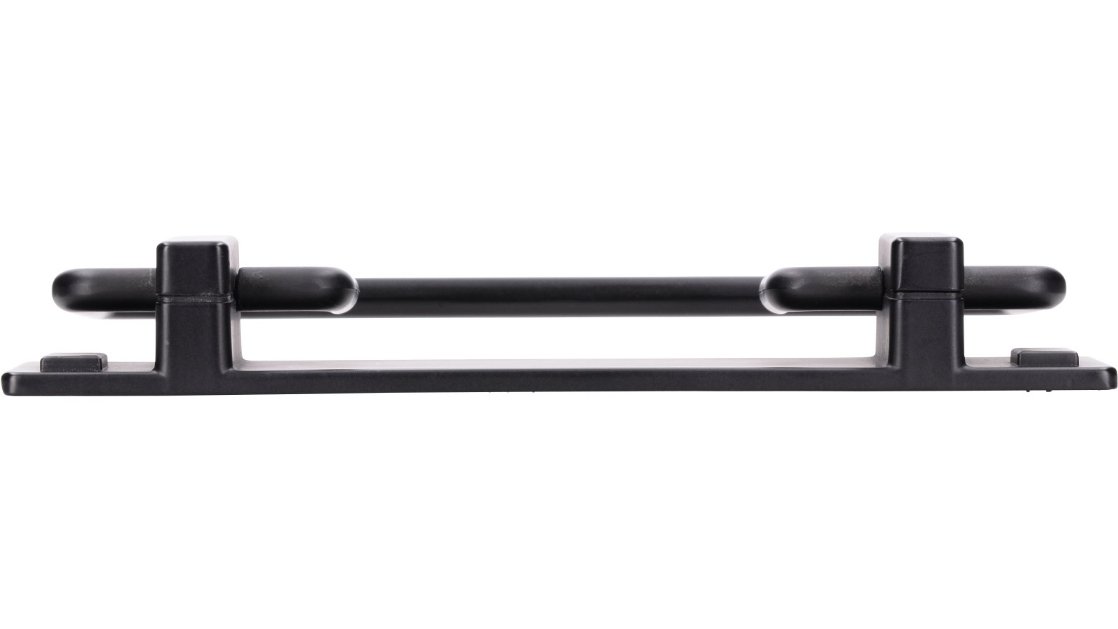 Griff Fürstenau Druckguss schwarz matt pulverbeschichtet - 146 mm lang  vor weißem Hintergrund