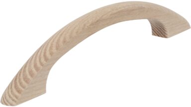 Griff Gaildorf Holz esche roh - 170 mm lang vor weißem Hintergrund