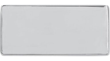 Griff Giengen Druckguss chrom glänzend - 29 mm lang  vor weißem Hintergrund