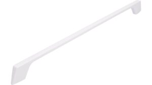Griff Grenzhausen Druckguss weiß pulverbeschichtet - 356 mm lang  vor weißem Hintergrund