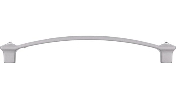Griff Gunzenhausen Druckguss alufarbig pulverbeschichtet swarovski® kristalle - 142 mm lang  vor weißem Hintergrund