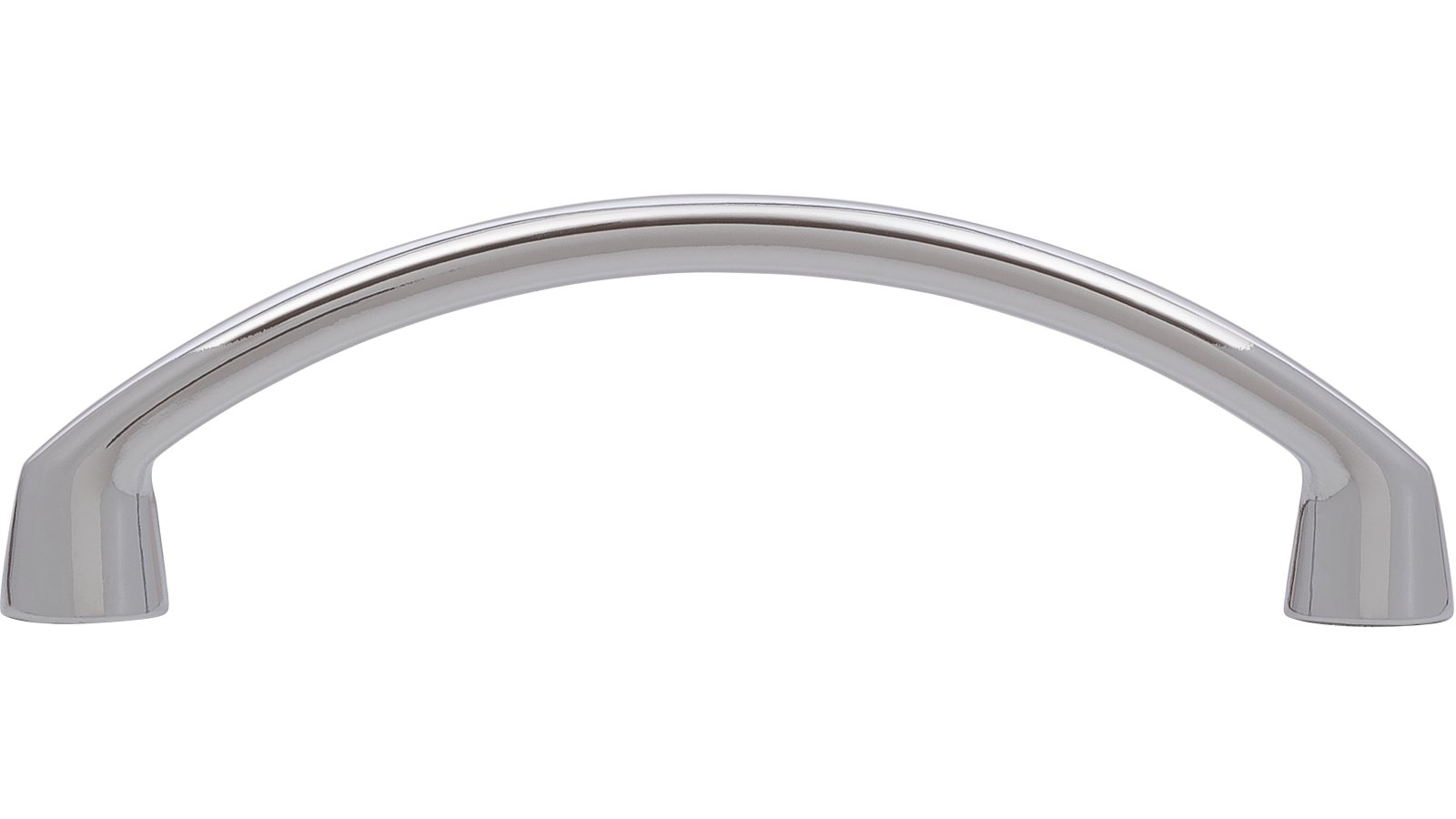 Moebelgriff-Halberstadt-chrom-Zinkdruckguss-laenge-73-406138-stehend Griff Halberstadt Druckguss chrom glänzend - 73 mm lang vor weißem Hintergrund