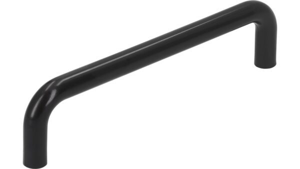 Griff Hösbach Kunststoff schwarz 2 stück - 138 mm lang vor weißem Hintergrund