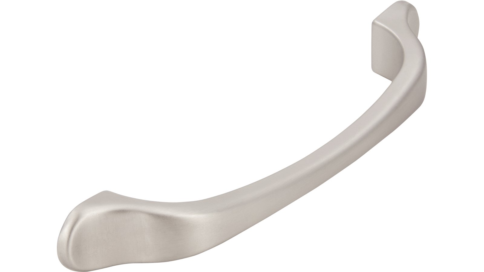 Moebelgriff-Illingen-edelstahlfarbig-edelstahlfarbig-Edelstahl-Stahl-Zinkdruckguss-laenge-118-648504-seitlich Griff Illingen Druckguss edelstahleffekt - 118 mm lang vor weißem Hintergrund