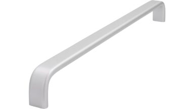 Griff Kelkheim Aluminium silber natur matt - 328 mm lang  vor weißem Hintergrund