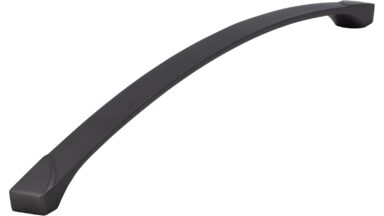 Griff Kenzingen Druckguss anthrazit matt - 348 mm lang vor weißem Hintergrund