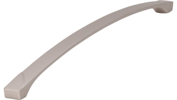 Griff Kenzingen Druckguss edelstahleffekt - 348 mm lang vor weißem Hintergrund