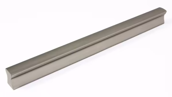 Griff Königsbach Kunststoff Metallfolieneffekt - edelstahleffekt - 200 mm lang  vor weißem Hintergrund