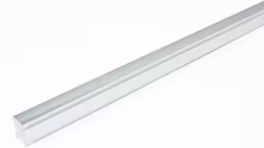 Griff Königsbach Kunststoff Metallfolieneffekt - silber glänzend - 340 mm lang vor weißem Hintergrund