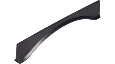 Griff Langenzenn Druckguss anthrazit matt - 173 mm lang vor weißem Hintergrund