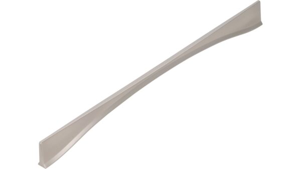 Griff Langenzenn Druckguss edelstahleffekt - 340 mm lang vor weißem Hintergrund