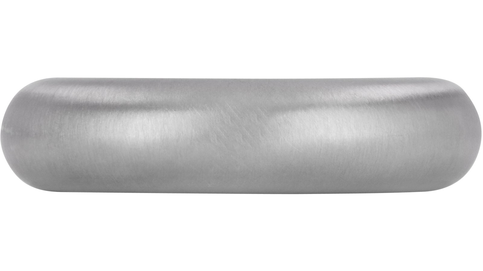 Griff Löhne Edelstahl fein geschliffen - 42 mm lang  vor weißem Hintergrund