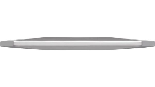 Griff Malente Druckguss chrom glänzend - 183 mm lang  vor weißem Hintergrund