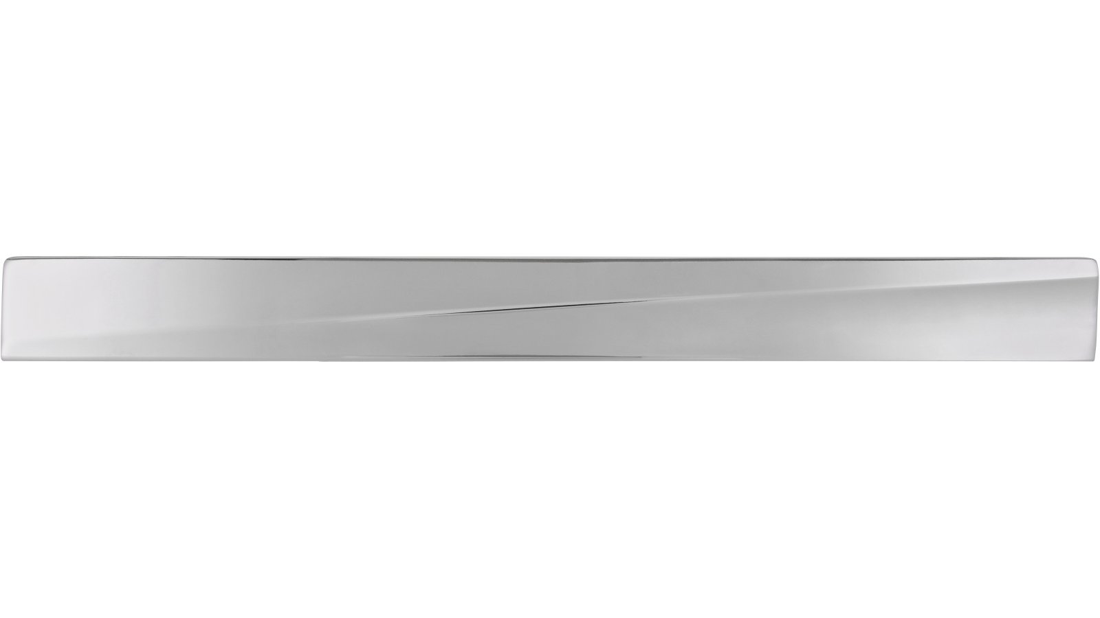 Griff Marbach Druckguss chrom glänzend - 260 mm lang  vor weißem Hintergrund