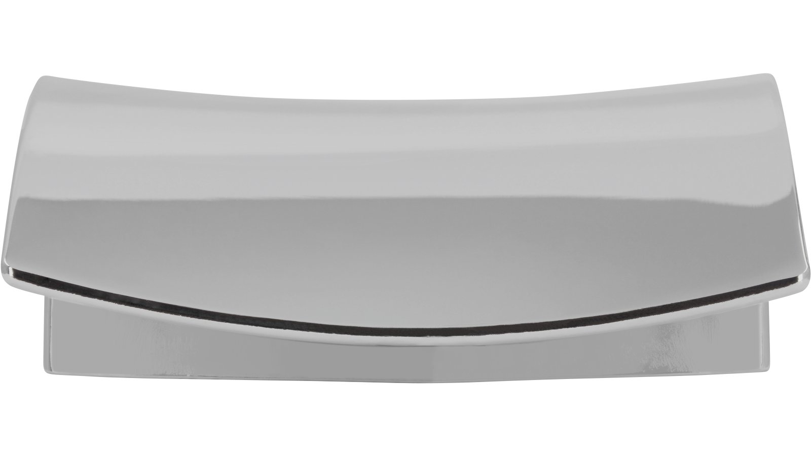 Griff Markgröningen Druckguss chrom glänzend - 72 mm lang  vor weißem Hintergrund