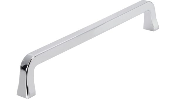 Griff Marktheidenfeld Druckguss chrom glänzend - 171 mm lang vor weißem Hintergrund