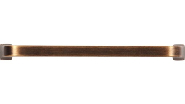 Griff Marktheidenfeld Druckguss messing schwarz gebürstet - 139 mm lang  vor weißem Hintergrund