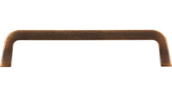 Griff Marktheidenfeld Druckguss messing schwarz gebürstet - 139 mm lang  vor weißem Hintergrund