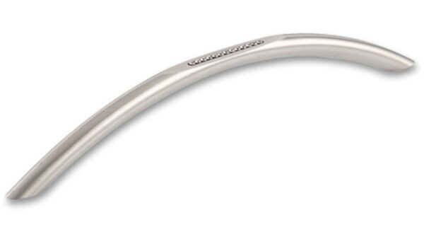 Griff Memmingen Edelstahl fein geschliffen swarovski® kristalle - 223 mm lang vor weißem Hintergrund