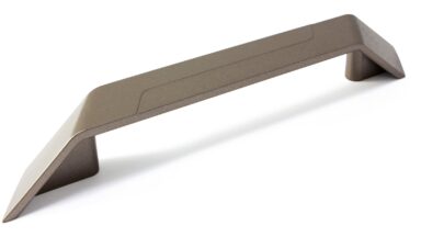 Griff Merzenich Kunststoff metallisiert - anthrazit - 200 mm lang  vor weißem Hintergrund