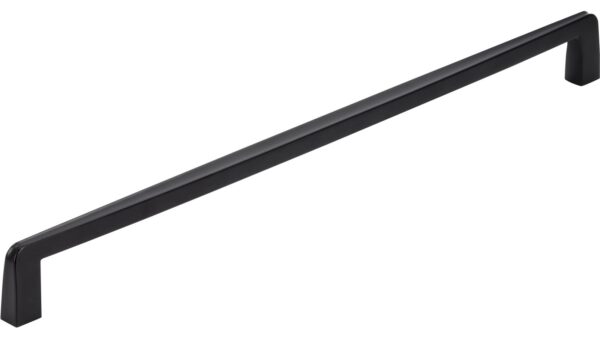 Griff Neuhof Druckguss schwarz matt pulverbeschichtet - 332 mm lang  vor weißem Hintergrund