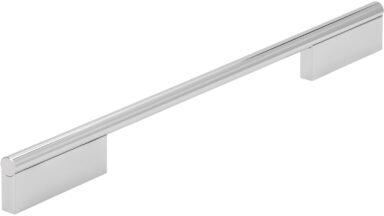 Griff Oberndorf Aluminium chrom glänzend - 348 mm lang vor weißem Hintergrund