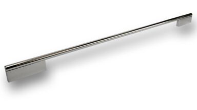 Griff Oberndorf Aluminium chrom glänzend - 764 mm lang  vor weißem Hintergrund