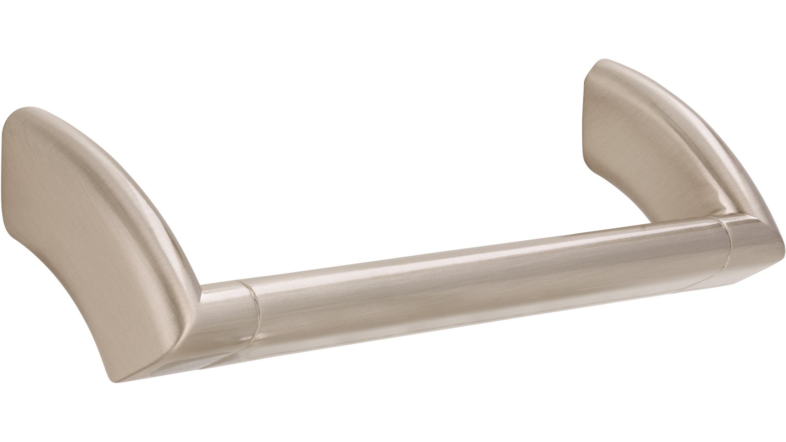 Griff Ochtrup Druckguss vernickelt feingeschliffen - 138 mm lang  vor weißem Hintergrund