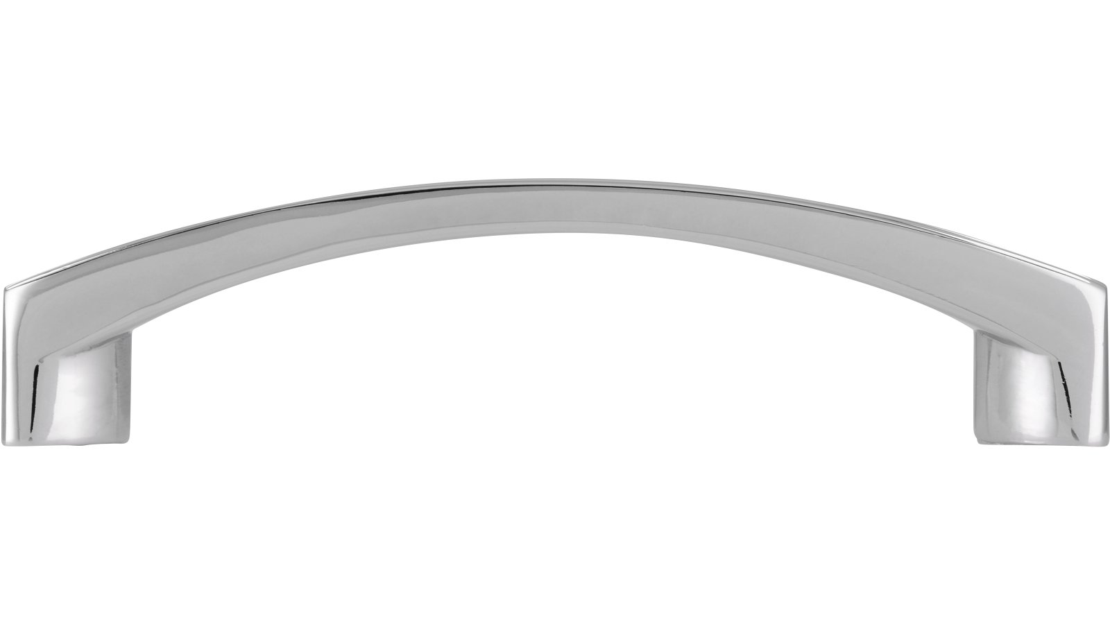 Moebelgriff-Osterode-chrom-Zinkdruckguss-laenge-116-569782-stehend Griff Osterode Druckguss chrom glänzend - 116 mm lang vor weißem Hintergrund