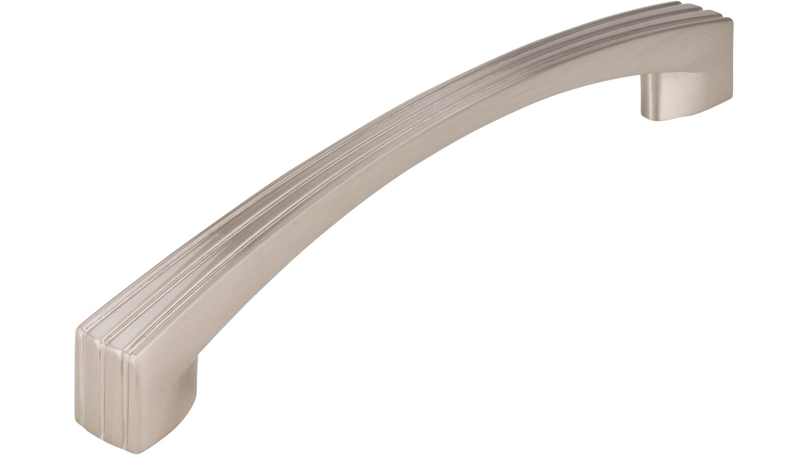 Moebelgriff-Osterode-nickel-Zinkdruckguss-laenge-153-567452 Griff Osterode Druckguss vernickelt feingeschliffen - 153 mm lang vor weißem Hintergrund