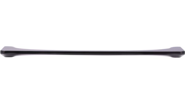Griff Osterwieck Druckguss schwarz matt pulverbeschichtet - 170 mm lang  vor weißem Hintergrund